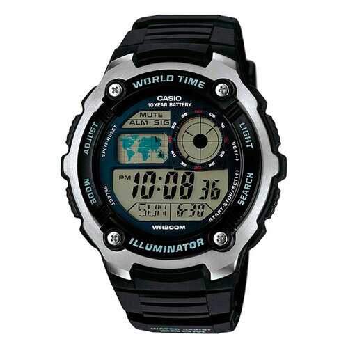 Наручные часы электронные мужские Casio Illuminator Collection AE-2100W-1A в Инсити