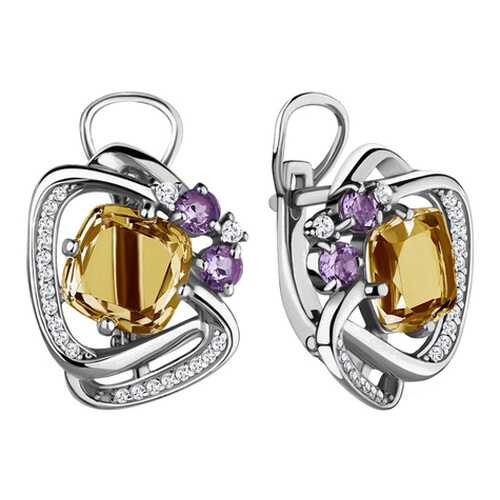 Серьги Aquamarine 47091601А.5 в Инсити