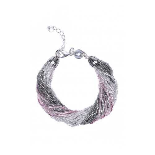 Браслет бисерный Bottega Murano 09020324 20 серо-розовый в Инсити