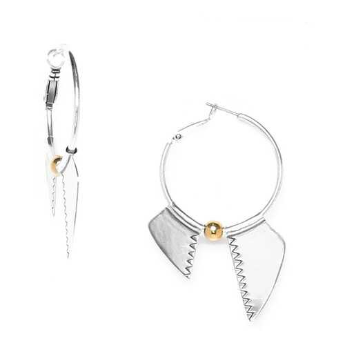 Серьги женские ORI TAO OT-12-29256 серебристые/золотистые в Инсити