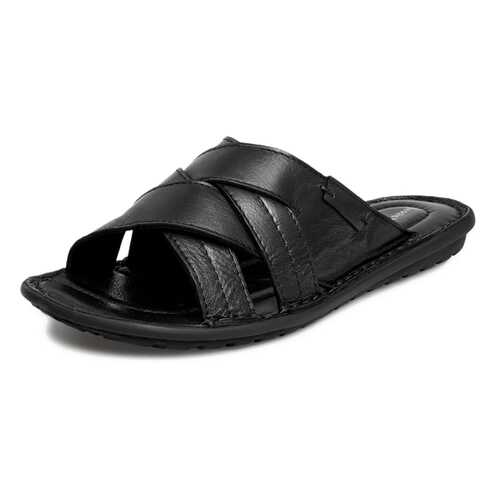 Шлепанцы мужские Alessio Nesca Comfort 03106130 черные 41 RU в Инсити