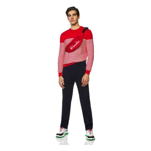 Брюки мужские United Colors of Benetton 4DKH55H38 голубые 42 IT в Инсити
