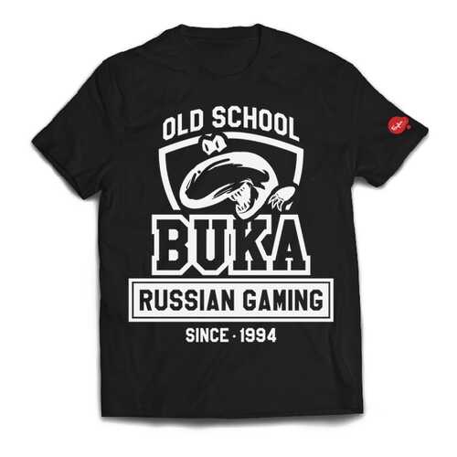 Футболка BUKA OLD SCHOOL черная L в Инсити