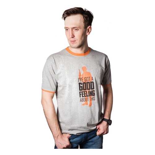 Футболка мужская Good Loot Good Feeling серая XL в Инсити