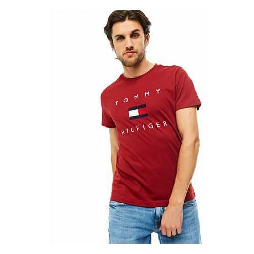 Футболка мужская Tommy Hilfiger MW0MW14313 красная M в Инсити
