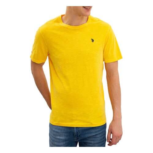 Футболка мужская U.S. POLO Assn. G081SZ0110TOYOIY9 желтая XS в Инсити
