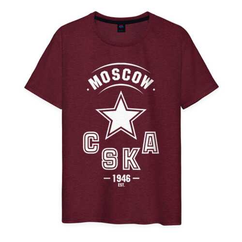 Футболка мужская ВсеМайки 1741187 бордовая XL в Инсити