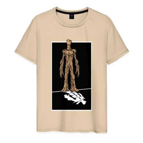 Футболка мужская ВсеМайки 2166519 бежевая XXXL в Инсити