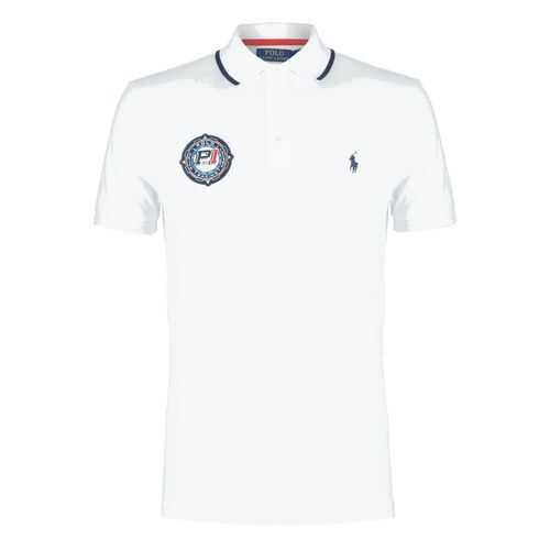 Футболка-поло мужская Polo Ralph Lauren 710793983002 белая M INT в Инсити