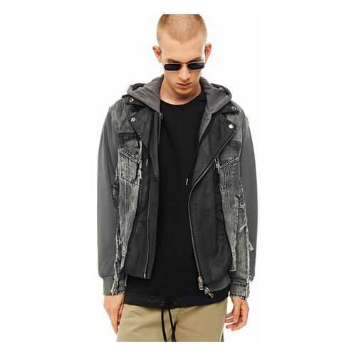 Куртка мужская DIESEL 00SAQP 0NAZF 02 серая XL в Инсити