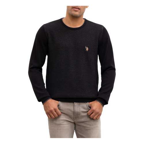 Джемпер мужской U.S. POLO Assn. G081SZ0TK0OTISSK9 черный M в Инсити