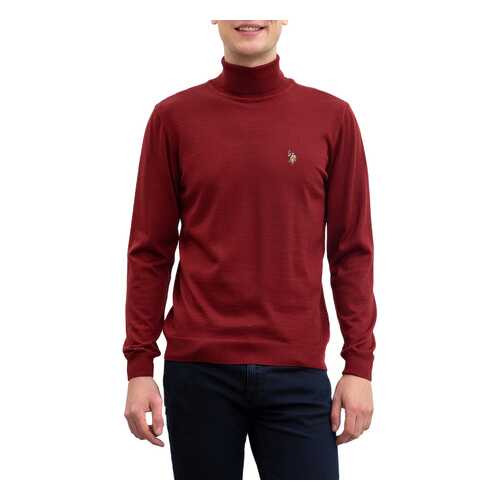 Водолазка мужская U.S. POLO Assn. G081SZ0TK0TH04-BSK9 красная S в Инсити