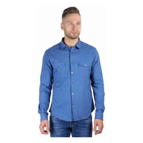 Рубашка мужская Dairos GD81100383 синяя 3XL в Инсити