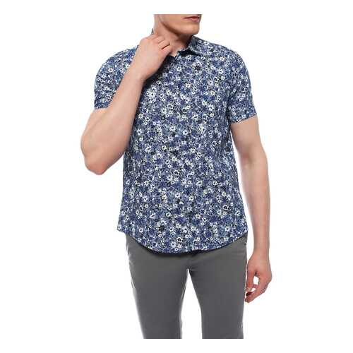 Сорочка мужская Sand SJ SS17 8652 - SIMON SS синяя 40 EU в Инсити