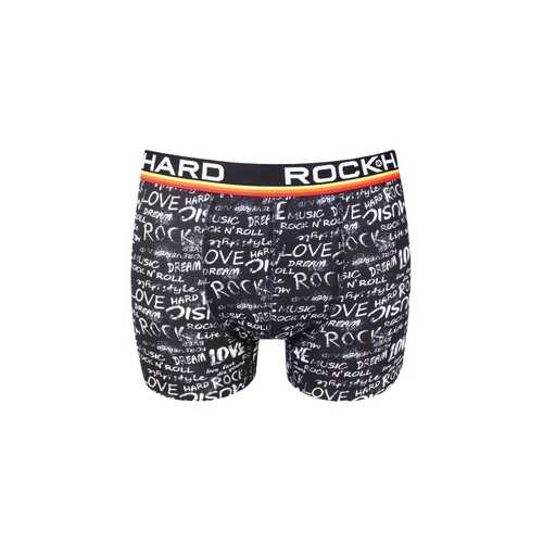 Боксеры мужские ROCKHARD 7003 ROCKHARD боксеры с рисунком (12) черные XL в Инсити