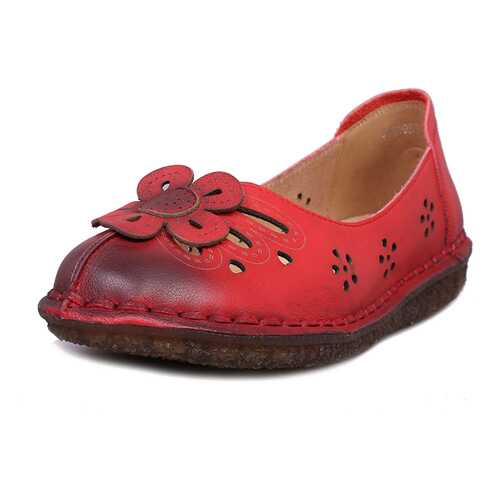 Балетки женские Alessio Nesca Comfort AMG19SS-34 красные 37 RU в Инсити