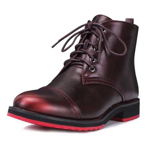 Ботинки женские T.Taccardi 25606110 красные 36 RU в Инсити