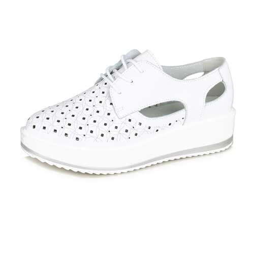 Полуботинки женские Alessio Nesca 113228 белые 39 RU в Инсити