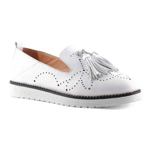 Полуботинки женские Shoes Market 61-1017-1 белые 37 RU в Инсити