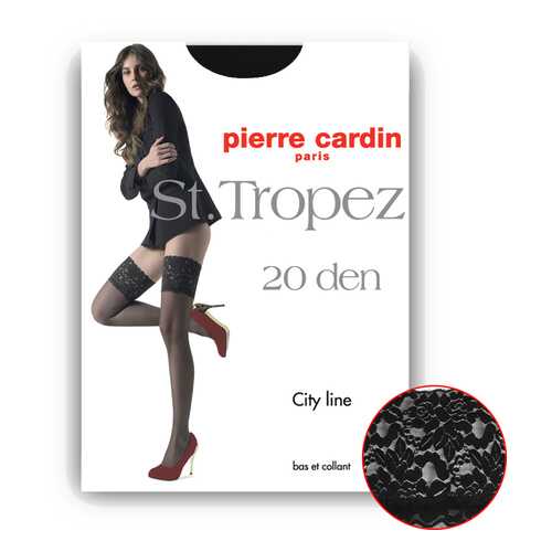 Чулки женские Pierre Cardin Cr ST. TROPEZ0 черные 4 в Инсити