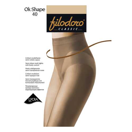 Колготки Filodoro Classic OK SHAPE 40/Playa/4 (L) в Инсити