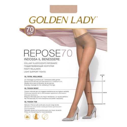Колготки Golden Lady REPOSE 70, melon, 3/M в Инсити