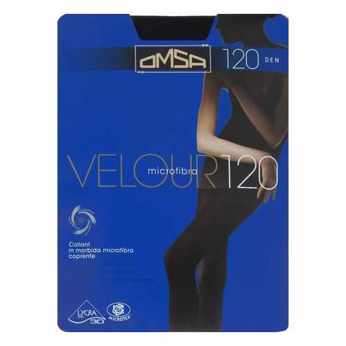 Колготки Omsa VELOUR 120 / Nero (Черный) / 3 (M) в Инсити
