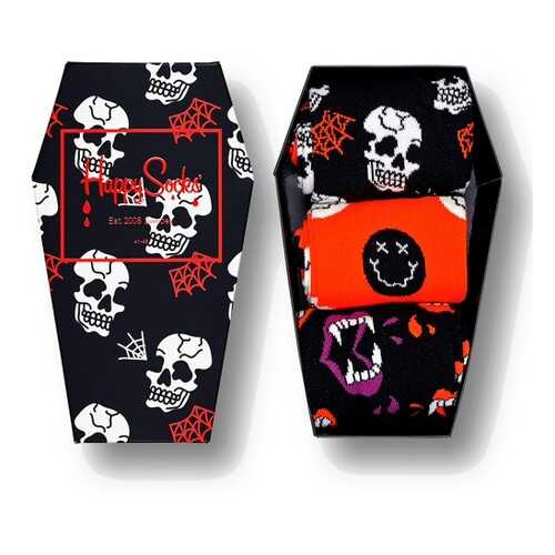 Носки Happy Socks Halloween 3-Pack Gift Box разноцветные 40-46 в Инсити