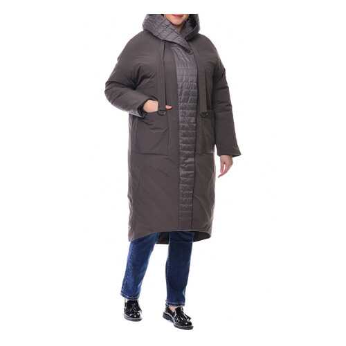 Куртка женская N.A.Z. 61547 серая 56 RU в Инсити