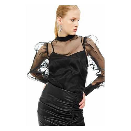 Блуза женская Guess W0YH59-WD2I0 черная M в Инсити