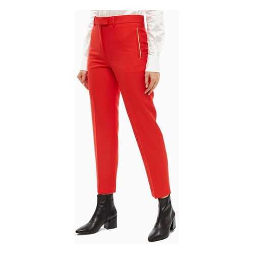 Брюки женские Calvin Klein K20K200593 617 красные/бежевые 34 US в Инсити