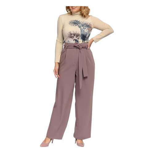 Брюки женские D&M BY 1001DRESS DA00049MO коричневые 54 RU в Инсити