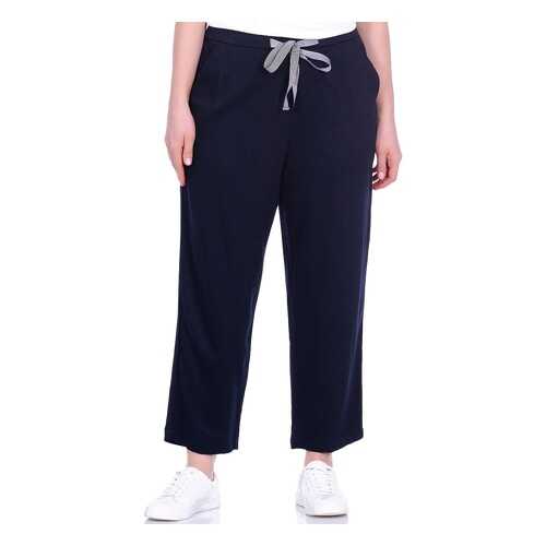Брюки женские Modis M201W00575 синие 4XL в Инсити