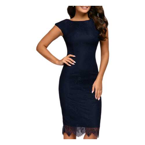Платье женское D&M by 1001DRESS 0112001-01214DB синее S в Инсити
