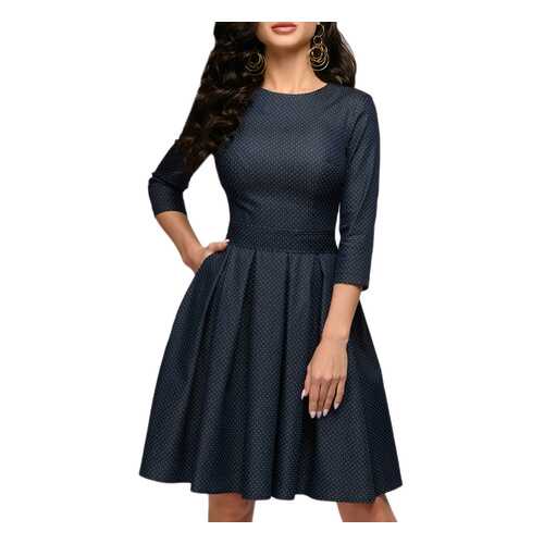 Платье женское D&M by 1001DRESS DM01369DT синее XS в Инсити