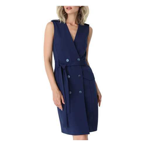 Платье женское LookLikeCat 01.075.09.136 синее 46 RU в Инсити