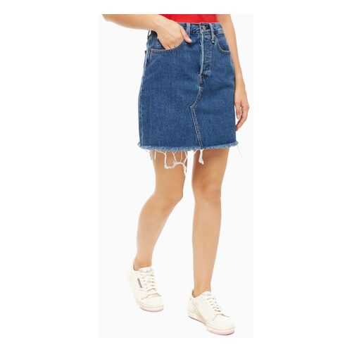 Юбка женская Levi's 7788200090 синяя 30 US в Инсити